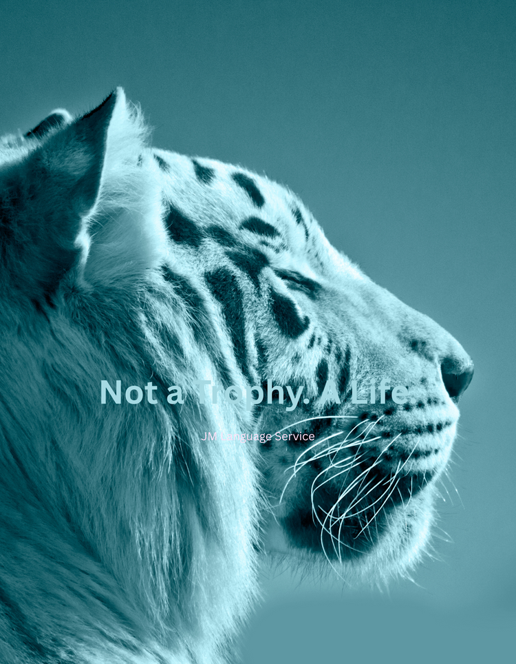 Not a Trophy. A Life.